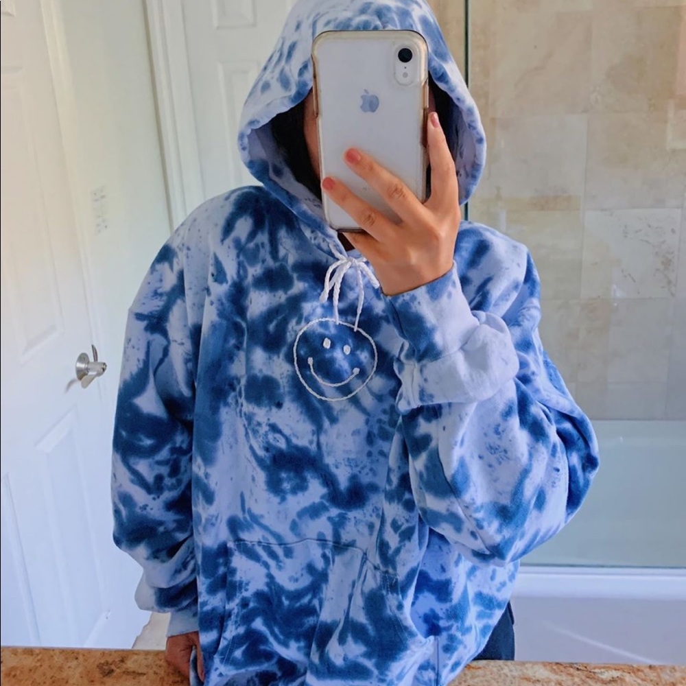 custom smiley face hoodie
